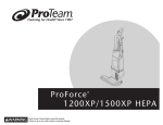 ProForce® 1200XP/1500XP HEPA - Pro