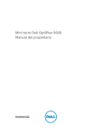 Mini torre Dell OptiPlex 9020 Manual del propietario