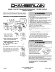 Instructions for Model 41A6127 Three-Button