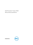 Dell Precision Tower 7810 Manual del propietario
