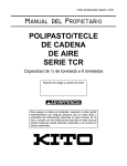 Polipastos/tecles TCR