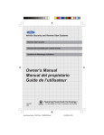 Owner`s Manual Manual del propietario Guide de l`utilisateur