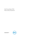 Dell PowerEdge T630 Manual del propietario