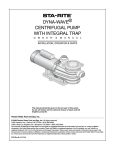 dyna-wave® centrifugal pump with integral trap