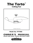 The Torto&trade; Ceiling Fan