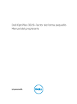 Dell OptiPlex 3020-Factor de forma pequeño Manual del propietario