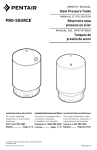 Steel Pressure Tanks Réservoirs sous pression en acier - Sta-Rite