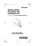 69-2685ES—01 - HE240, HE280 Humidifier and