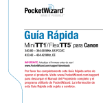 Guía Rápida - PocketWizard