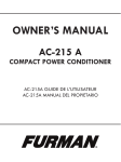 OWNER`S MANUAL