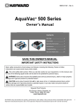 AquaVac® 500 Series