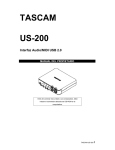 TASCAM US-200 - Teacmexico.net