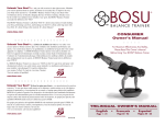 CONSUMER Owner`s Manual