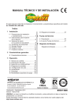 MANUAL TÉCNICO Y DE INSTALACIÓN