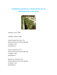 Factibilidad económica y ambiental del uso de