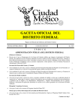 gaceta oficial del distrito federal