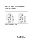Instrucciones de uso, Monitor Spot Vital Signs LXi de Welch Allyn