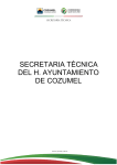 secretaria técnica del h. ayuntamiento de cozumel