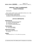 varilight tubo fluorescente todas potencias