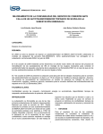 mejoramiento de la confiabilidad del servicio de conexión ante falla