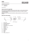 Instrucciones de seguridad Estructura del aparato