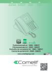 Comelit 1998VC handleiding - audio video Deur