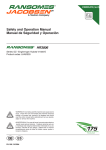 Safety and Operation Manual Manual de Seguridad y