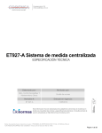 ET927-A Sistema de medida centralizada