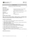 Encargado Fondo Circulante y Control Combustible