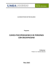 clinica psicopedagogica de personas con discapacidad