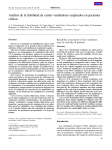 Análisis de la fiabilidad de cuatro ventiladores empleados