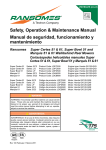 Safety, Operation & Maintenance Manual Manual de