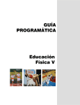 GU&Iacute;A PROGRAM&Aacute;TICA Educaci&oacute;n F&iacute;sica V