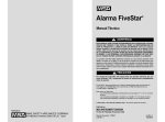 Alarma FiveStar Manual Tecnio 10024299Rev1SP