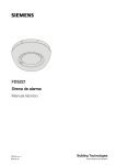 FDS221 Sirena de alarma - Manual técnico 008109