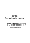 Perfil de Competencia Laboral - Secretaría Técnica de Capacitación