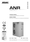 Air-cooled heat pumps chillers Aermec ANR Technical Manual