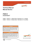 PGM 22 Technical Manual Manual técnico