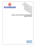 Celosía Juma de aluminio microperforada Manual Técnico