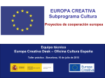 I. eForm - Europa Creativa Desk