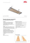 Panel de infrarrojos industrial IR