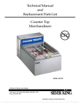 Technical Manual and Replacement Parts List Counter