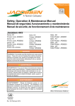 Safety, Operation & Maintenance Manual Manual de