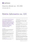 Boletín Informativo