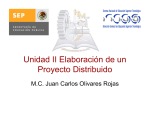 Unidad II Elaboraci&oacute;n de un Proyecto Distribuido