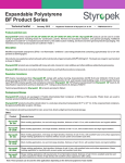 Expandable Polystyrene BF Product Series