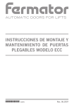 Puerta Rellano Plegable Modelo ECC