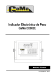 Indicador Electrónico de Peso GaMa D2002E