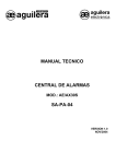 MANUAL TECNICO CENTRAL DE ALARMAS SA-PA-04