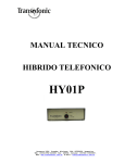 manual tecnico hibrido telefonico - transofonic.com.ar, radiodifusion